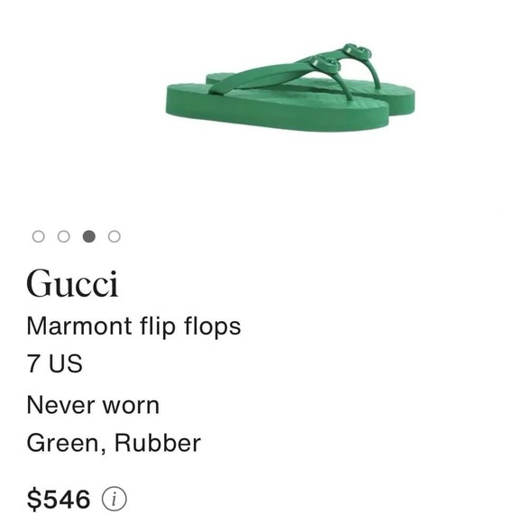 Gucci
Marmont flip flops - Picture 2 of 8